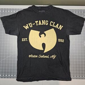 Wu-Tang Clan Tshirt Medium Black 2012 Cotton Faded Spencer Music Rap Band